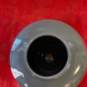 Vintage Ginger Jar With lid And Plate With Irises